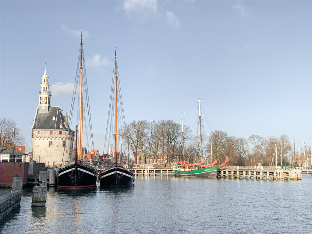 small port in hoorn the netherlands